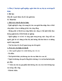 Nghị luận xã hội về vấn đề: Chọn lựa nghề nghiệp: nghe theo cha mẹ hay tự mình quyết định | Văn mẫu 11 Chân trời sáng tạo