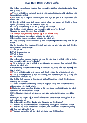 Câu hỏi trắc nghiệm Chương 3 số 2 Triết học Mác - Lênin | Trường Đại học Công nghệ, Đại học Quốc gia Hà Nội