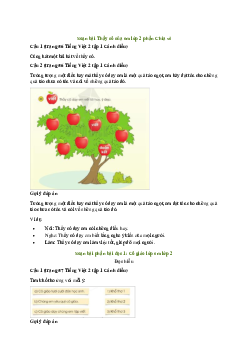 Soạn bài Thầy cô của em (trang 56) | Tiếng việt 2 Sách Cánh diều