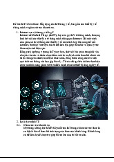 Đề tài IoT trong Y tế: Ứng dụng và Lợi ích của IoMT | Iot và ứng dụng | Học viện Công nghệ Bưu chính Viễn thông