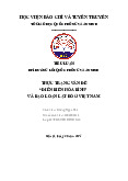 Thực trạng vấn đề "diễn biến hòa bình" và bạo loạn lật đổ ở Việt Nam | Tiểu luận HP1 đường lối quốc phòng an ninh