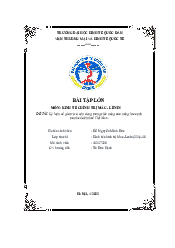 Lý luận về giá trị và vận dụng trong việc nâng cao năng lực cạnh tranh của kinh tế Việt Nam| Đại học Kinh Tế Quốc Dân