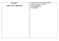 Bài giảng chương 7 Chức năng kiểm tra môn Quản trị học | Học viện Nông nghiệp Việt Nam