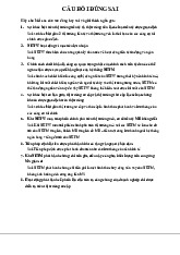 Câu hỏi đúng sai và giải thích ngắn môn Kinh tế vi mô | Trường Đại học Kinh Tế Quốc Dân