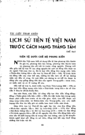 Lịch sử tiền tệ Việt Nam | Trường Đại học Nông - Lâm Bắc Giang