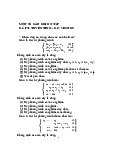 Câu hỏi trắc nghiệm Hệ Phương Trình Tuyến Tính - Toán Kinh Tế | Trường Đại học Tôn Đức Thắng