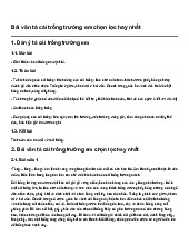 Bài văn tả cái trống trường em chọn lọc hay nhất | Tập làm văn 4