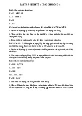 Bài tập chương 4 môn Kinh tế vĩ mô  | Học viện Tài chính