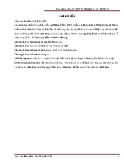 Vận dụng tính chất hình phẳng để giải bài toán Oxy liên quan đến đường tròn – Trần Duy Thúc