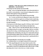 Câu hỏi và bài tập tình huống Môn Văn hóa kinh doanh | Đại học Kinh Tế Quốc Dân