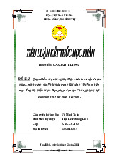 Đề tài nghiên cứu: Quan điểm Mác - Lênin về tôn giáo và Phật giáo Việt Nam môn Chủ nghĩa xã hội khoa học | Học viện Ngân hàng