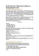 Bài tập Toán lớp 2: Phép nhân có đáp án và hướng dẫn giải chi tiết