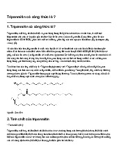 Tripanmitin có công thức là ? | Hoá học 8