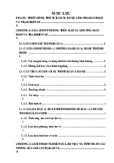 Thiết kế hệ thống bảo vệ rơ le cho nhà máy điện và trạm biến áp | Môn Thiết kế hệ thống điện - Trường Cao đẳng Công Nghệ Bách Khoa Hà Nội