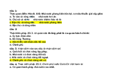 Trắc nghiệm pháp luật đại cương chương 1 | Trường Đại học Ngoại thương