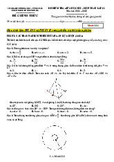 Đề giữa HK1 Toán 11 năm 2024 – 2025 trường THPT Nguyễn Du – BR VT