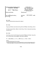 Đề thi giữa kỳ môn Mạng máy tính | Đại học Bách Khoa Hà Nội