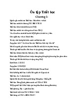 Ôn tập Thi cuối kì | Môn Triết học Mác-Lênin - Học viện Quản lý giáo dục