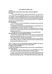 Đề cương Tư tưởng HCM | Đại học Sư phạm Hà Nội