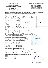 Đề giữa học kì 2 Toán 8 năm 2024 – 2025 trường THCS Trường Thạnh – TP HCM có đáp án