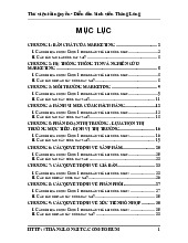 Giáo trình chương 1: Bản chất của marketing | Trường Đại học Nam Cần Thơ
