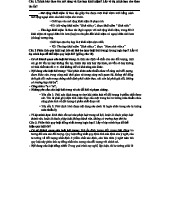 Đề Cương Logic - Thao Tác Mở Rộng và Thu Hẹp Khái Niệm