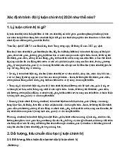 Xác định trình độ lý luận chính trị 2024 như thế nào?