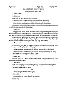 Giáo án Toán 7 C5 - Bài 3: Biểu đồ đoạn thẳng | Cánh diều