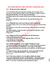 Những biểu hiện cơ bản của tư tưởng xã hội chủ nghĩa là gì? | Tài liệu trắc nghiệm môn Chủ nghĩa xã hội khoa học | Đại học Bách khoa hà nội