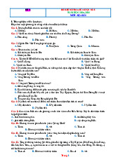 Bộ 10 Đề Kiểm Tra Giữa Kỳ 1 Địa Lí 8 Năm Học 2025-2026 Có Đáp Án