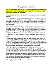 Đề cương môn Tư tưởng Hồ chí minh - Trường Đại học lao động -  xã hội