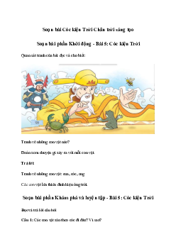 Soạn bài Cóc kiện Trời trang 120 | Tiếng việt 3 Chân trời sáng tạo