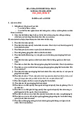Đề Cương Ôn Thi Môn Luật hành chính | Trường Đại học Luật Hà Nội