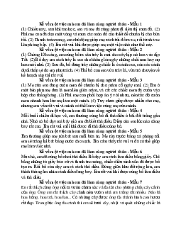 Viết 3-5 câu kể về một công việc em đã làm cùng người thân | Tập làm văn lớp 2 | Kết nối tri thức