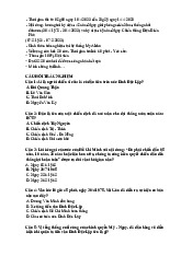 Câu hỏi trắc nghiệm | Trường Đại học Kinh tế – Luật, Đại học Quốc gia Thành phố Hồ Chí Minh