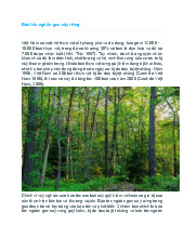 Bảo tồn nguồn gen cây rừng môn Thực vật học | Học viện Nông nghiệp Việt Nam