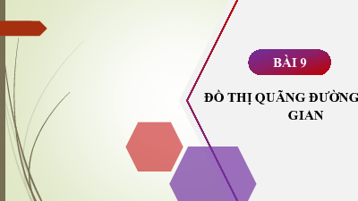 Bài giảng điện tử môn Khoa học tự nhiên 7 Vật Lí Bài 9: Đồ thị quãng đường - thời gian | Chân trời sáng tạo