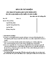 Báo cáo và thuyết trình thí nghiệm vật lý - Thí nghiệm vật lí | Trường Đại học Bách khoa Thành phố Hồ Chí Minh