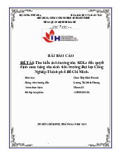 ĐỀ TÀI: Tìm hiểu ảnh hưởng của KOLs đến quyếtđịnh mua hàng của sinh viên trường Đại học Công Nghiệp Thành phố Hồ Chí Minh | Khóa luận tốt nghiệp | Trường Đại học Công Nghiệp Thành phố Hồ Chí Minh