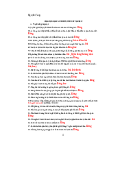 Ngân hàng câu hỏi trắc nghiệm Kinh tế chính trị | Trường đại học Bách Khoa Hà Nội