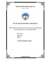 Phân tích sự biến đổi của cơ cấu xã hội - giai cấp trong thời kỳ quá độ lên chủ nghĩa xã hội và liên hệ thực tiễn Việt Nam | Bài tập lớn môn Chủ nghĩa xã hội Neu