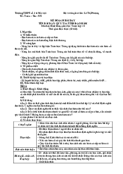 Bài 2: Các quy tắc tính đạo hàm | Giáo án Toán 11 Cánh diều