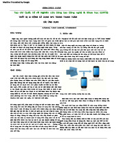 Tạp chí Quốc Tế về nghiên cứu sáng tạo công nghệ & khoa học - Môn quản trị học - Đại Học Kinh Tế - Đại học Đà Nẵng