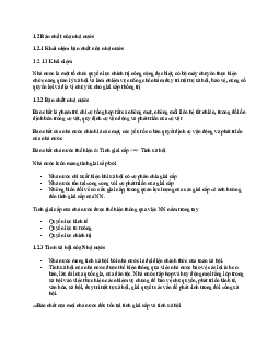 Bài tóm tắt nội dung chương 1 - 7 môn Pháp luật đại cương | Đại học Công Đoàn