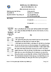 Bài thi học phần tư tưởng Hồ Chí Minh (Mã đề 10) | Trường Đại học Thương Mại