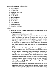 Bài tập nhóm môn Pháp Luật Đại Cương | Đại Học Hà Nội