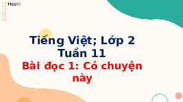 Giáo án điện tử Tiếng việt 2 Bài 11 Cánh diều: Học chăm, học giỏi - Chia sẻ và đọc: Có chuyện này