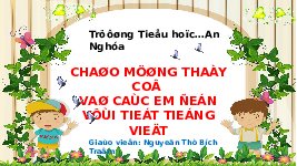Giáo án điện tử Tiếng việt 1 Chân trời sáng tạo : Ôn tập
