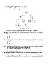 Bài tập phần cây tìm kiếm nhị phân - Cấu trúc dữ liệu và giải thuật | Trường Đại học Bách khoa Hà Nội