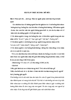 Bài tập chương 1 môn Tâm Lý học giáo dục | Đại học Sư Phạm Hà Nội